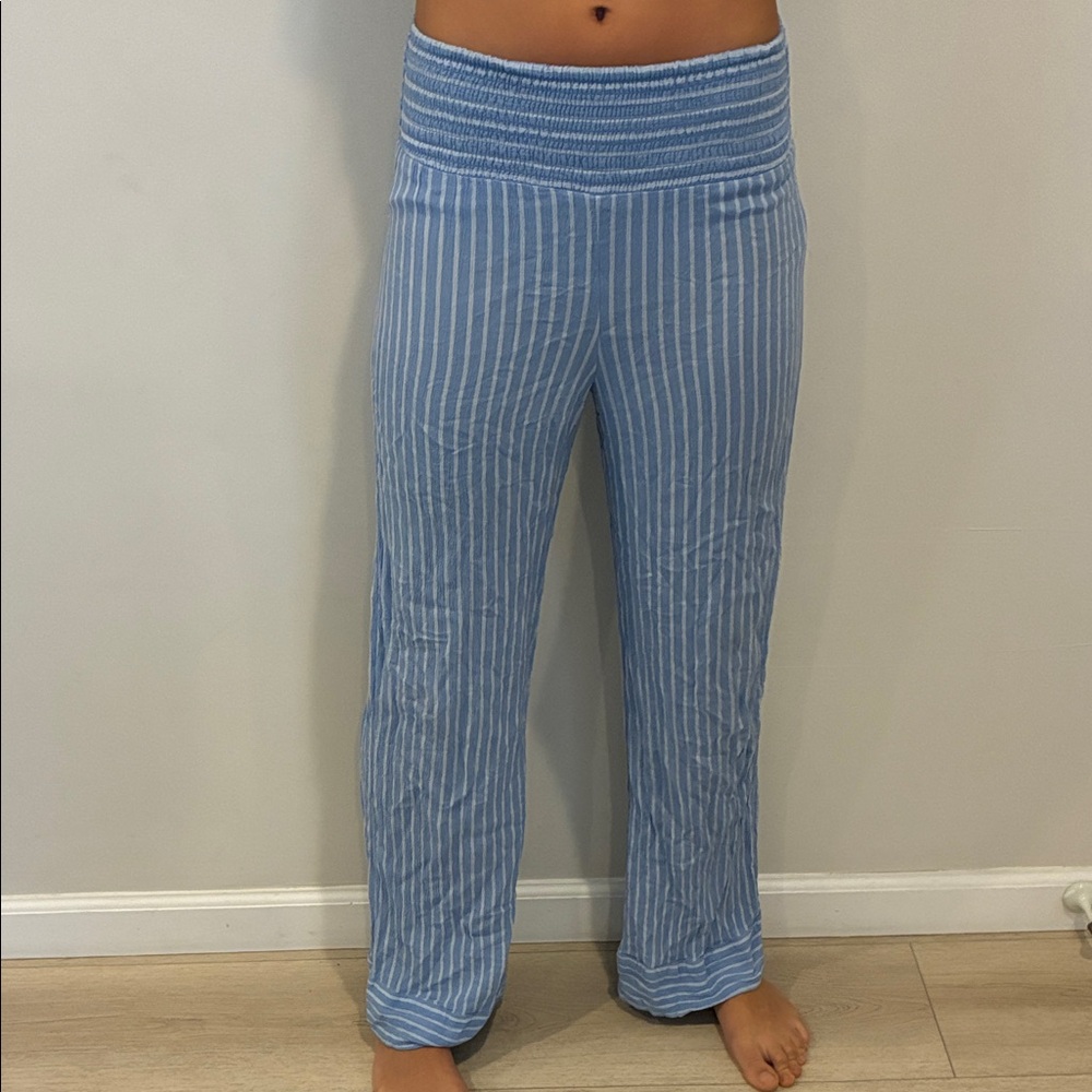 Billabong Kids Sky Blue Striped Pants